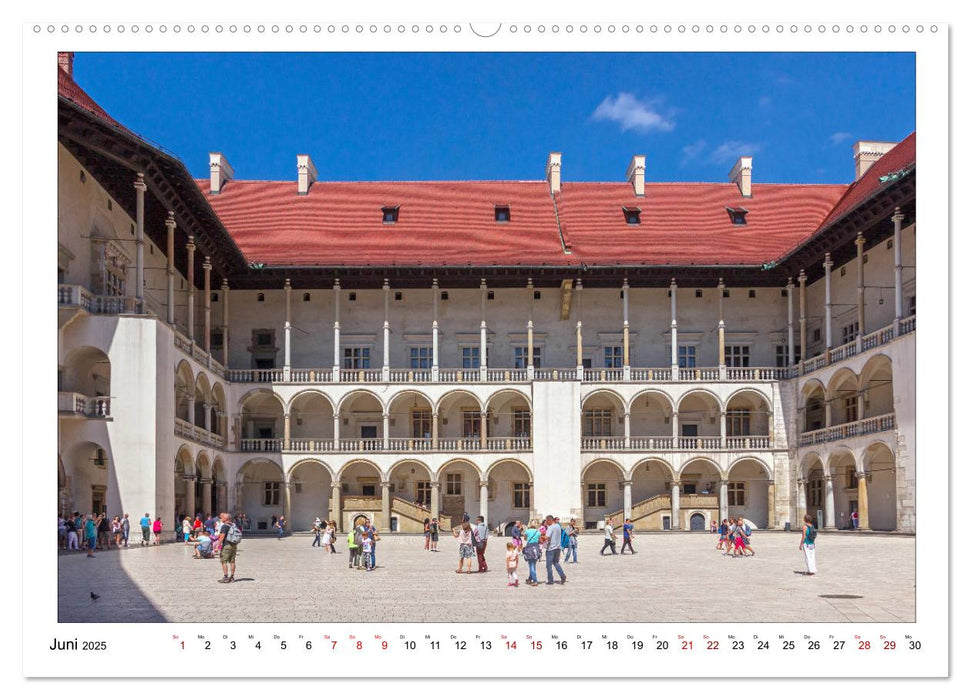 Ein Sommertag in Krakau (CALVENDO Premium Wandkalender 2025)