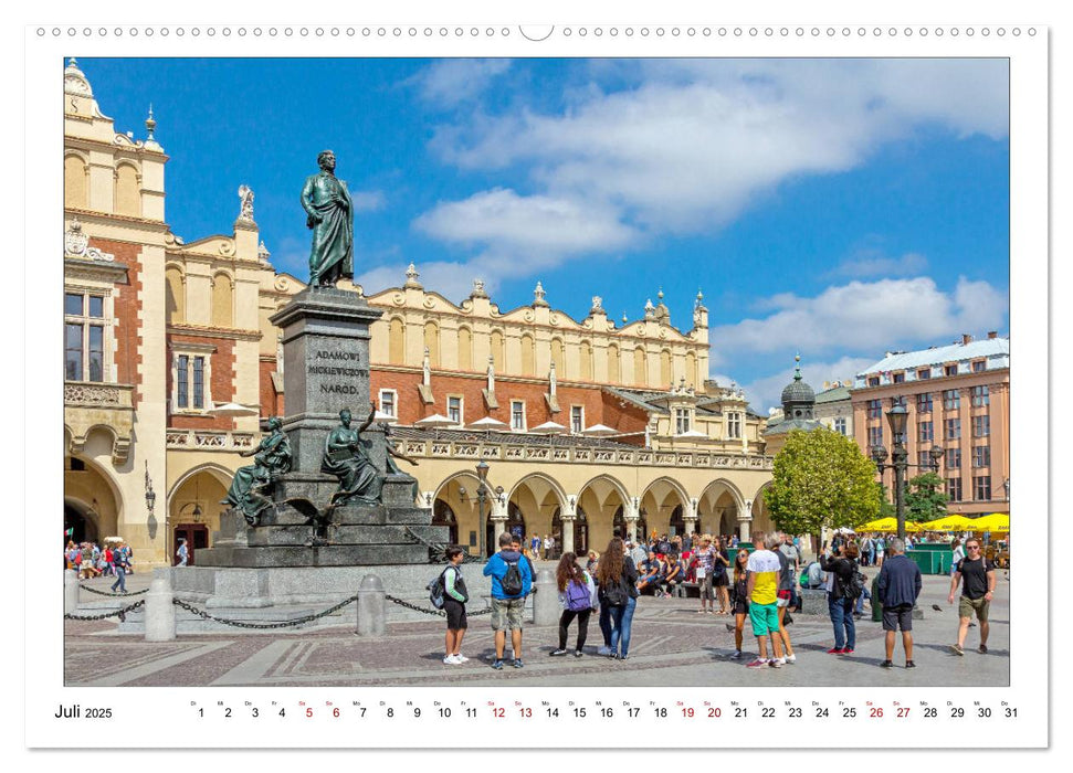 Ein Sommertag in Krakau (CALVENDO Premium Wandkalender 2025)