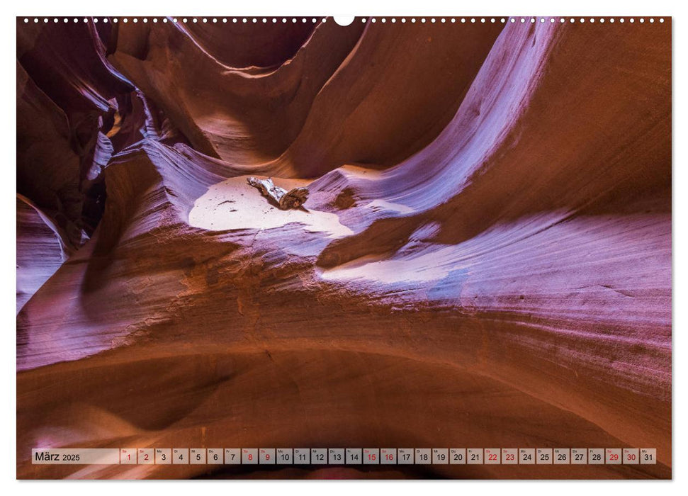 Arizona - Slot Canyons (CALVENDO Premium Wandkalender 2025)