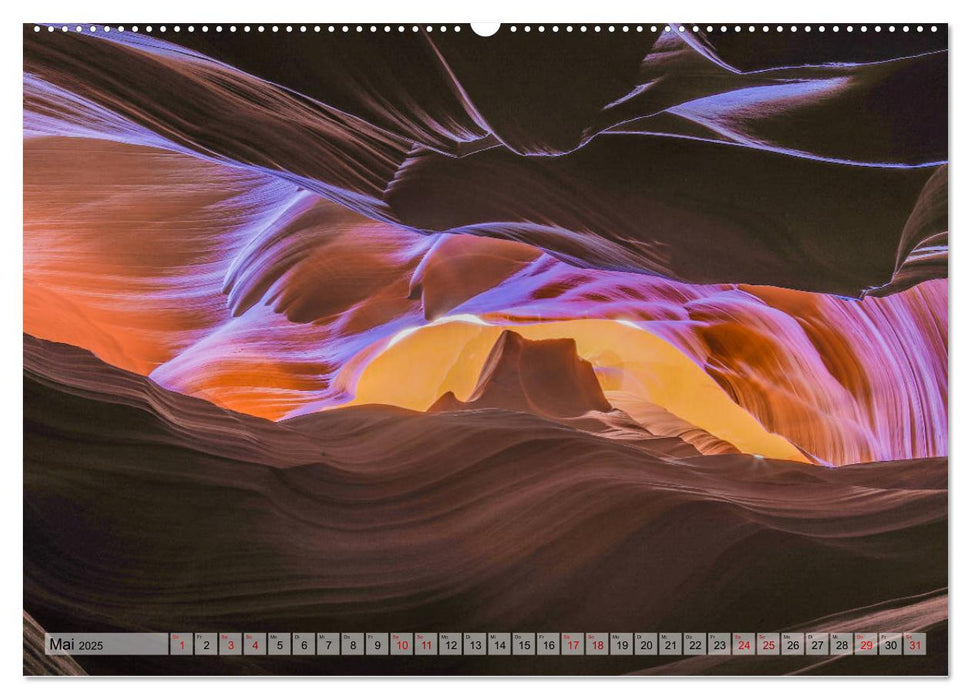 Arizona - Slot Canyons (CALVENDO Premium Wandkalender 2025)