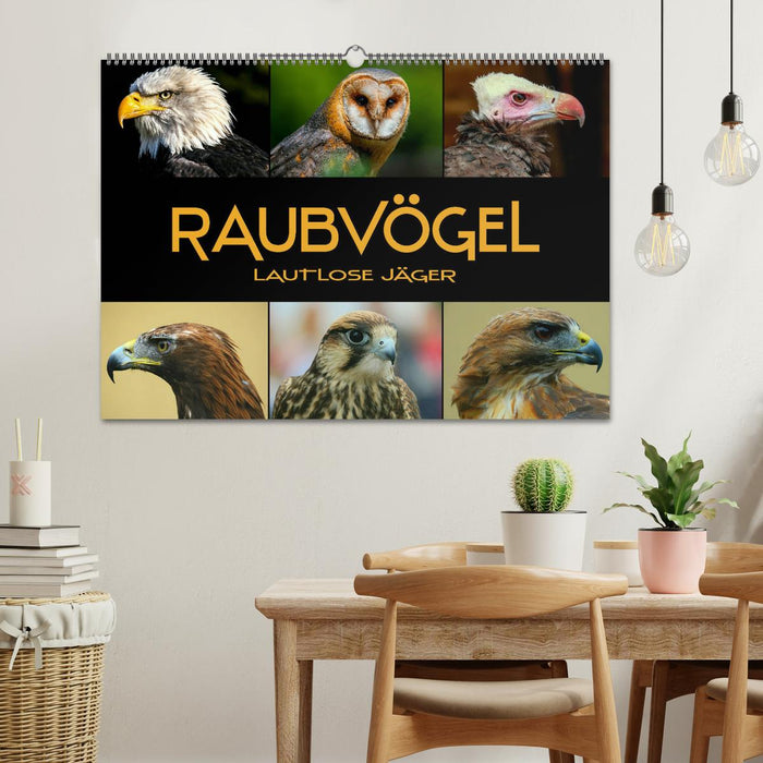 Raubvögel - lautlose Jäger (CALVENDO Wandkalender 2025)
