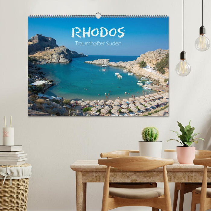 Rhodos - Traumhafter Süden (CALVENDO Wandkalender 2025)