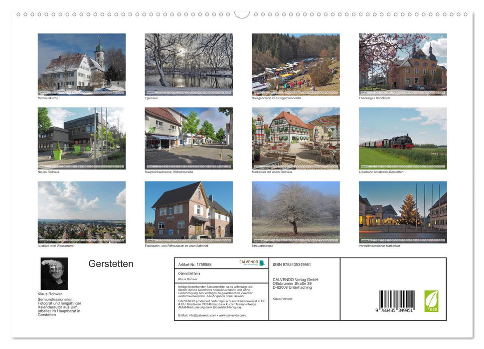 Gerstetten (CALVENDO Premium Wandkalender 2025)