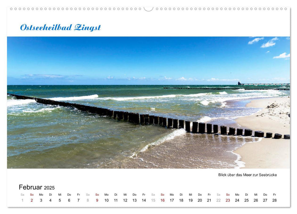 Panorama-Blick Ostseeheilbad Zingst (CALVENDO Premium Wandkalender 2025)