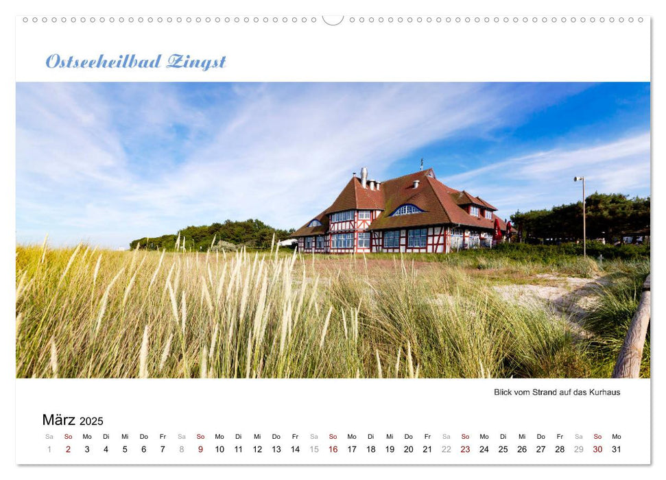 Panorama-Blick Ostseeheilbad Zingst (CALVENDO Premium Wandkalender 2025)