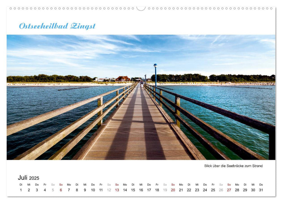 Panorama-Blick Ostseeheilbad Zingst (CALVENDO Premium Wandkalender 2025)