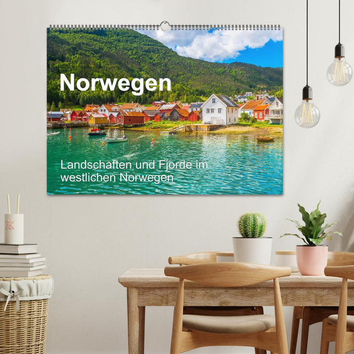 Norwegen - Landschaften und Fjorde im westlichen Norwegen (CALVENDO Wandkalender 2025)