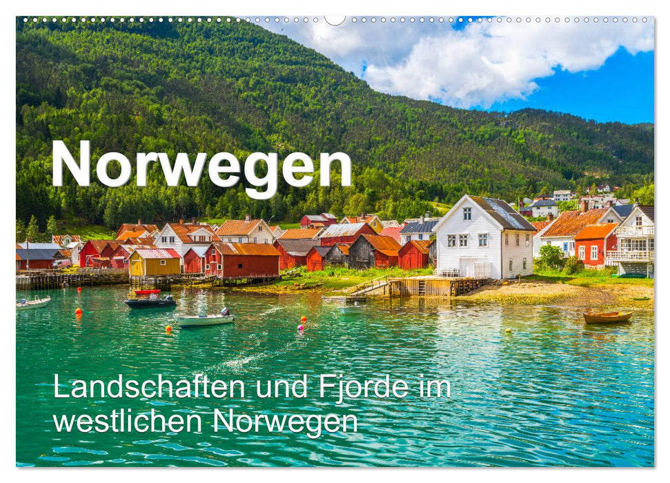 Norwegen - Landschaften und Fjorde im westlichen Norwegen (CALVENDO Wandkalender 2025)