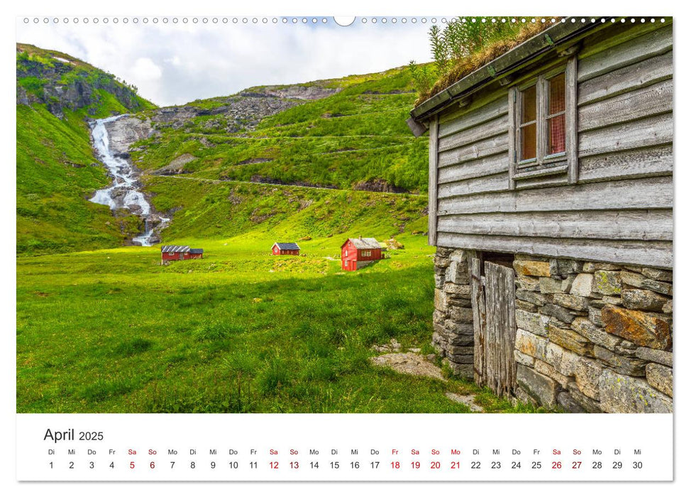 Norwegen - Landschaften und Fjorde im westlichen Norwegen (CALVENDO Wandkalender 2025)