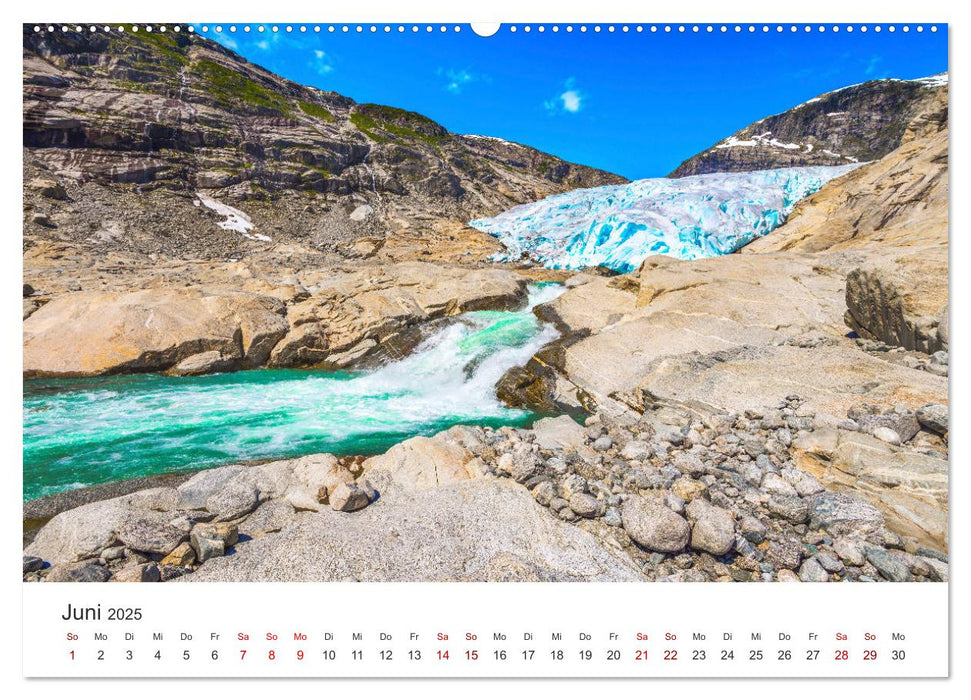 Norwegen - Landschaften und Fjorde im westlichen Norwegen (CALVENDO Wandkalender 2025)