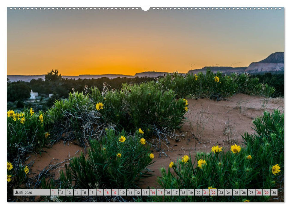 Bergsilhouetten in Arizona (CALVENDO Premium Wandkalender 2025)