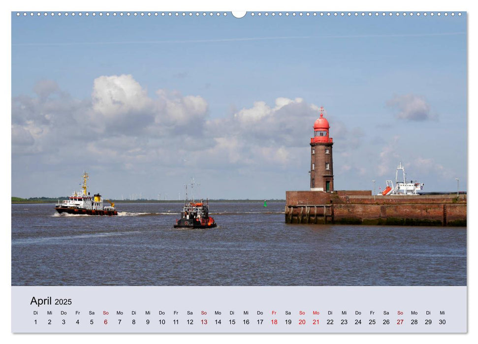 Bremerhaven. Die Seestadt an der Nordseeküste (CALVENDO Premium Wandkalender 2025)