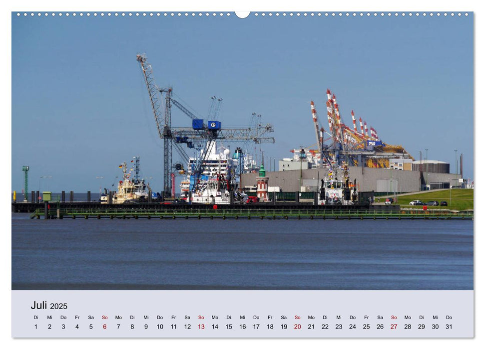 Bremerhaven. Die Seestadt an der Nordseeküste (CALVENDO Premium Wandkalender 2025)