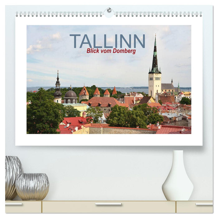 Tallinn Blick vom Domberg (CALVENDO Premium Wandkalender 2025)