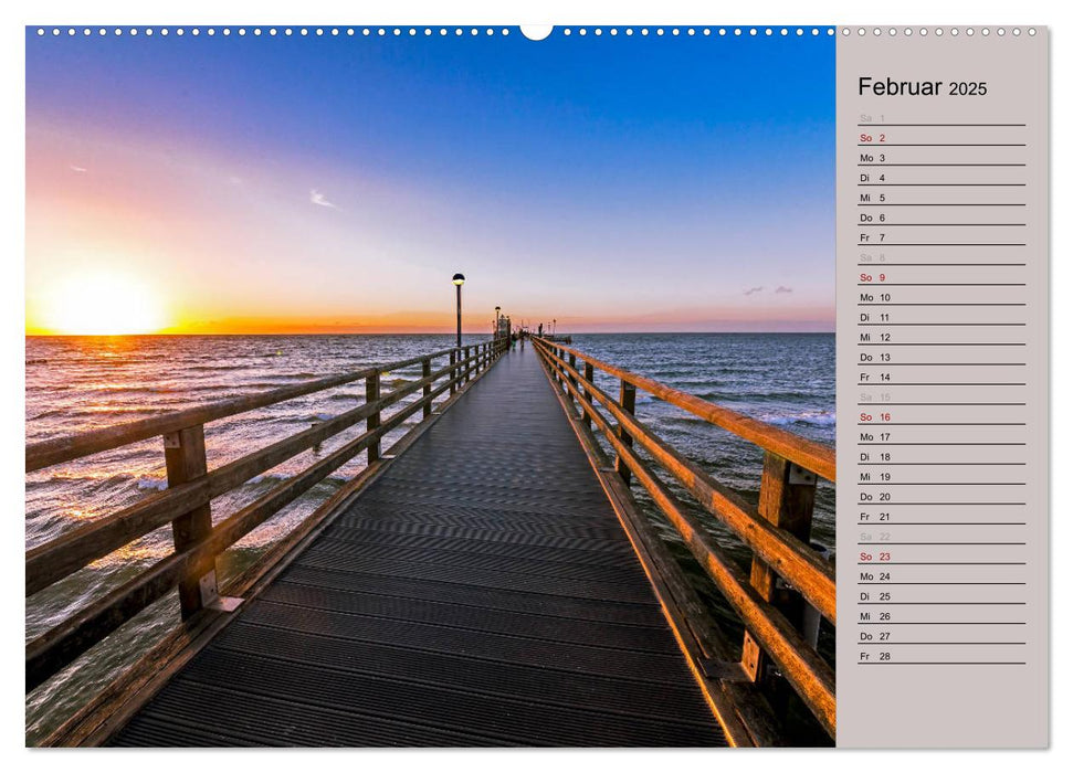 Glücksmomente Meeresbrise (CALVENDO Premium Wandkalender 2025)