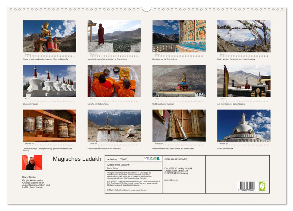 Magisches Ladakh (CALVENDO Wandkalender 2025)