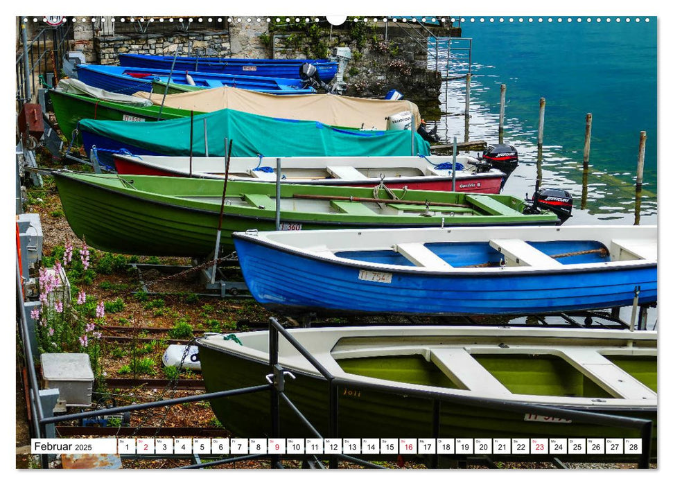 Impressionen vom Luganer See (CALVENDO Premium Wandkalender 2025)