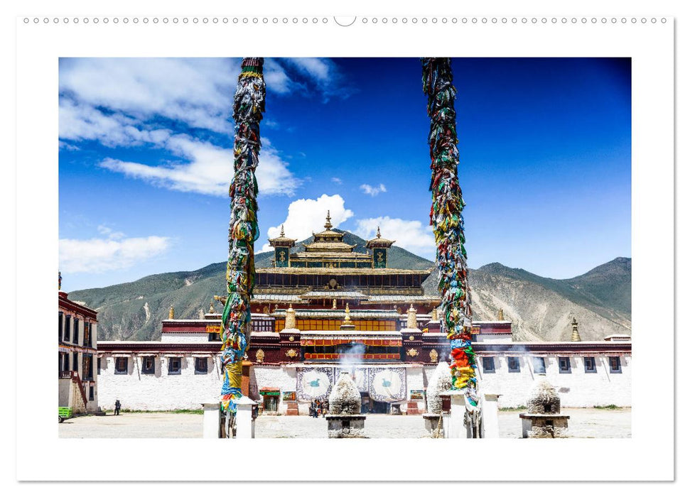 Eine Rundreise durch Tibet (CALVENDO Wandkalender 2025)