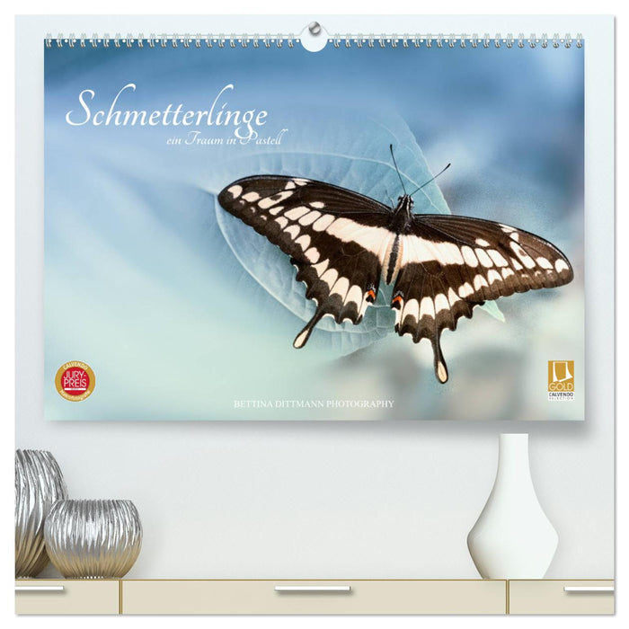 Schmetterlinge - ein Traum in Pastell (CALVENDO Premium Wandkalender 2025)