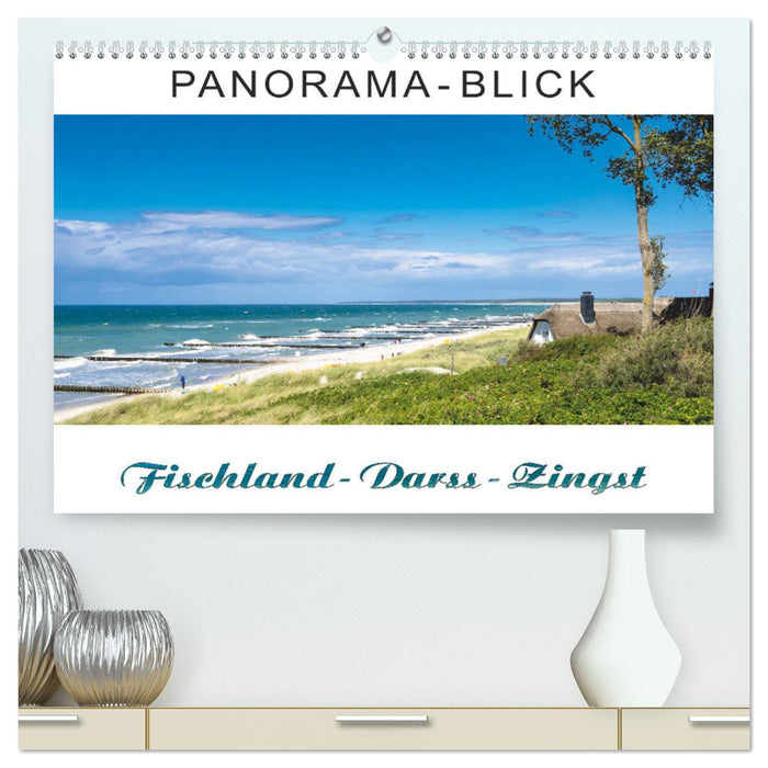 Panorama-Blick Fischland-Darss-Zingst (CALVENDO Premium Wandkalender 2025)