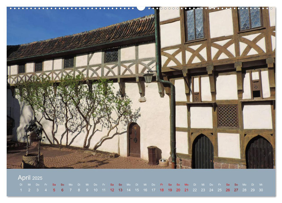 Die Wartburg - Weltkulturerbe im Herzen Deutschlands (CALVENDO Premium Wandkalender 2025)