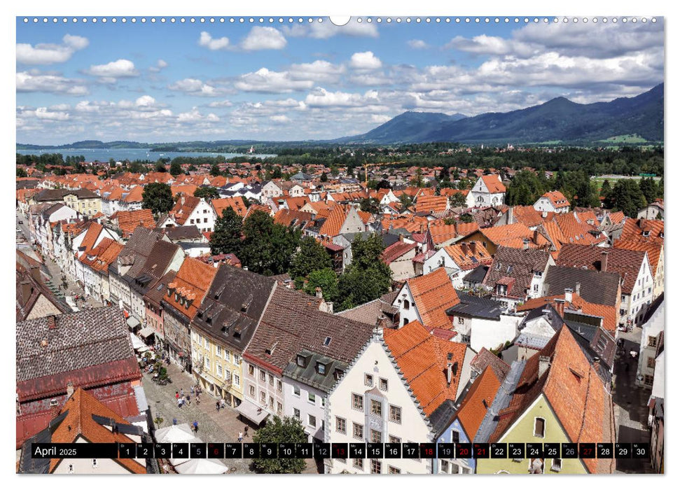 Das Allgäu - Seine malerischen Altstädte (CALVENDO Wandkalender 2025)