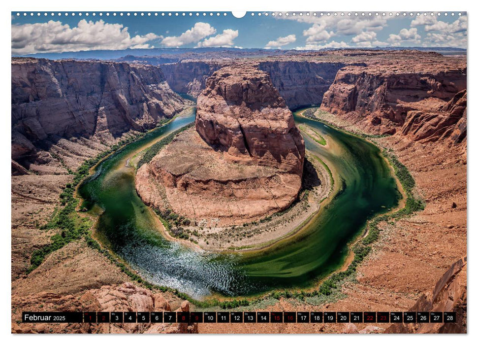 Go West. USA - Die Highlights des Südwesten (CALVENDO Premium Wandkalender 2025)