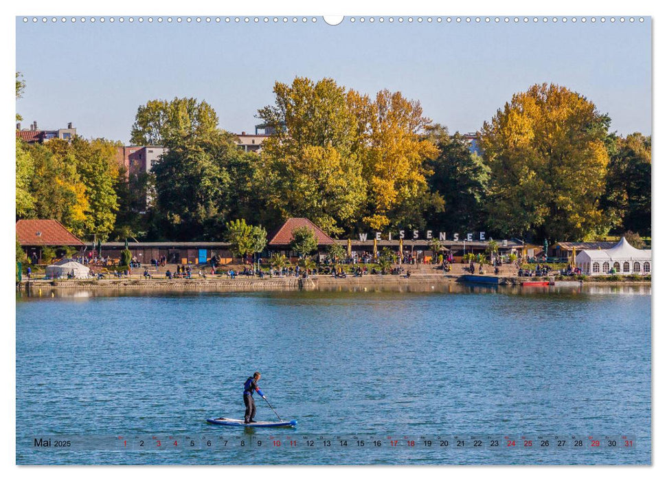 Boote in Berlin (CALVENDO Premium Wandkalender 2025)