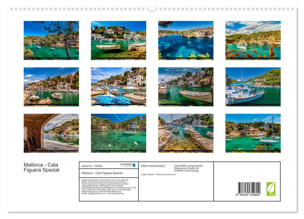 Mallorca - Cala Figuera Spezial (CALVENDO Premium Wandkalender 2025)