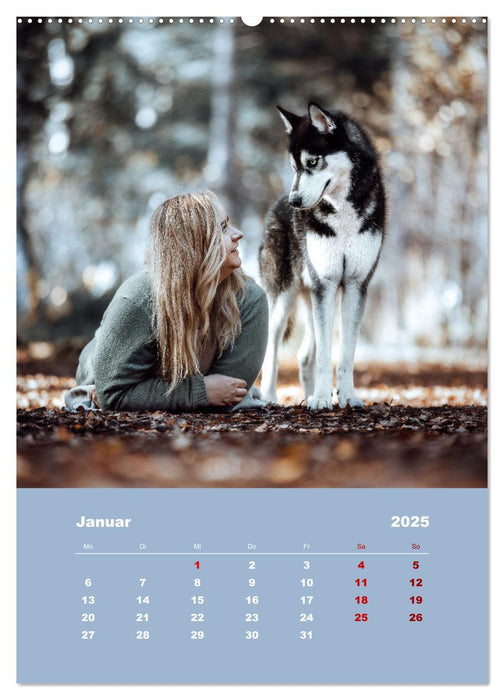 Du und ich - Dreamteamfotografie - Mensch und Hund (CALVENDO Wandkalender 2025)