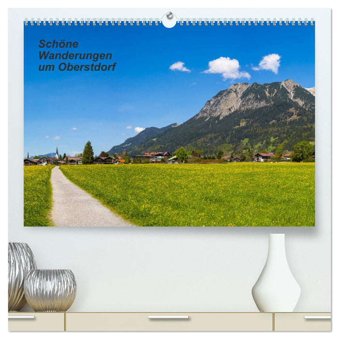 Schöne Wanderungen um Oberstdorf (CALVENDO Premium Wandkalender 2025)