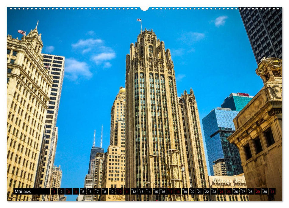 Chicago Impressionen (CALVENDO Premium Wandkalender 2025)