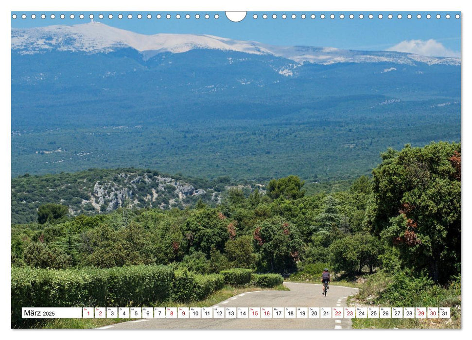 Mit dem Rennrad zum Mont Ventoux (CALVENDO Wandkalender 2025)