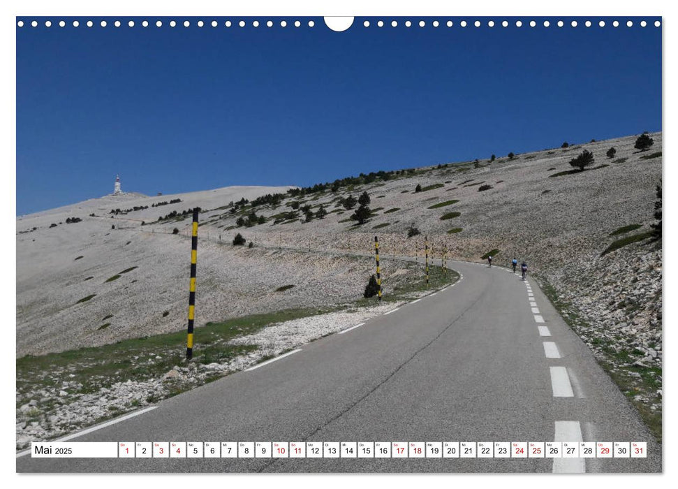 Mit dem Rennrad zum Mont Ventoux (CALVENDO Wandkalender 2025)