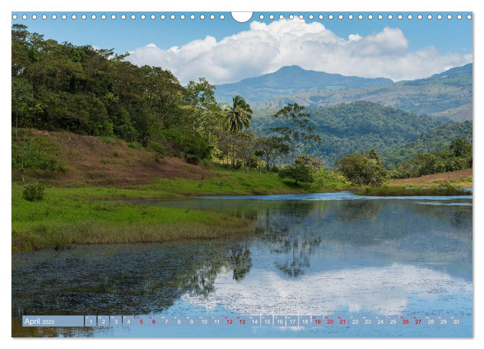 Farbenfrohes Costa Rica (CALVENDO Wandkalender 2025)