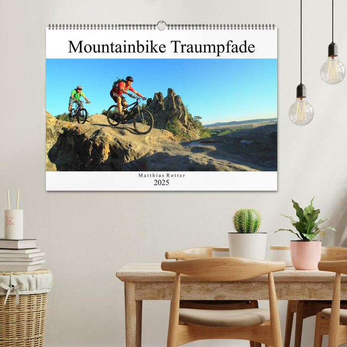 Mountainbike Traumpfade (CALVENDO Wandkalender 2025)