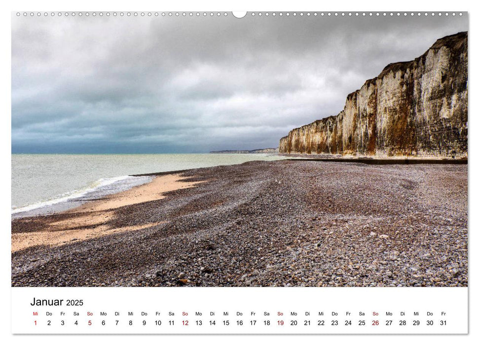 Normandie - Land am Meer (CALVENDO Premium Wandkalender 2025)