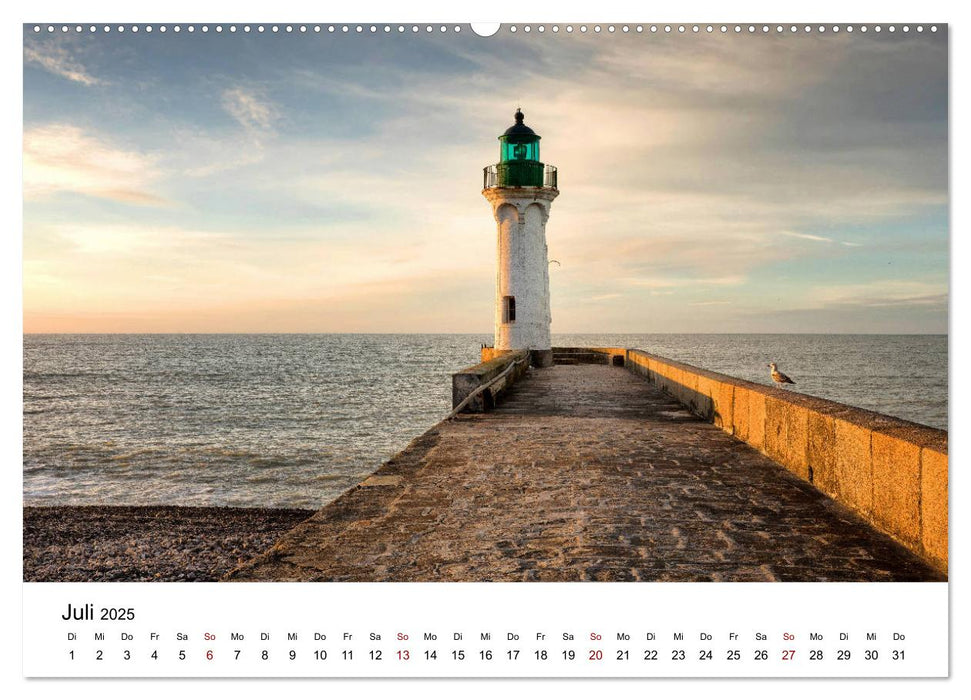 Normandie - Land am Meer (CALVENDO Premium Wandkalender 2025)