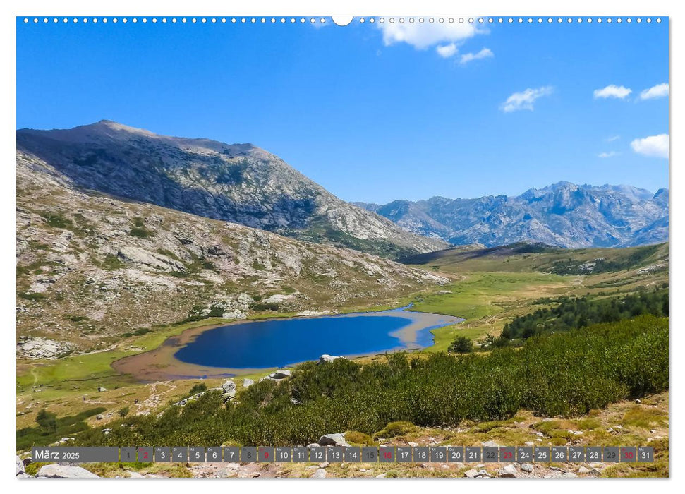 Weitwandern auf Korsika GR 20 (CALVENDO Premium Wandkalender 2025)