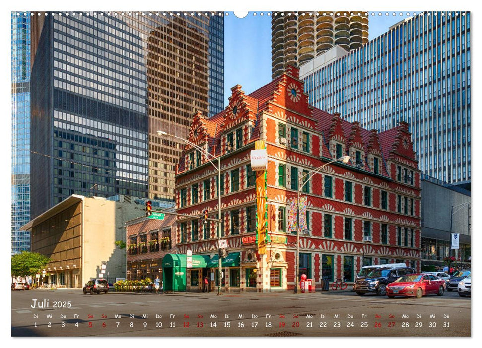 Chicago - Stadt der Ebenen (CALVENDO Premium Wandkalender 2025)