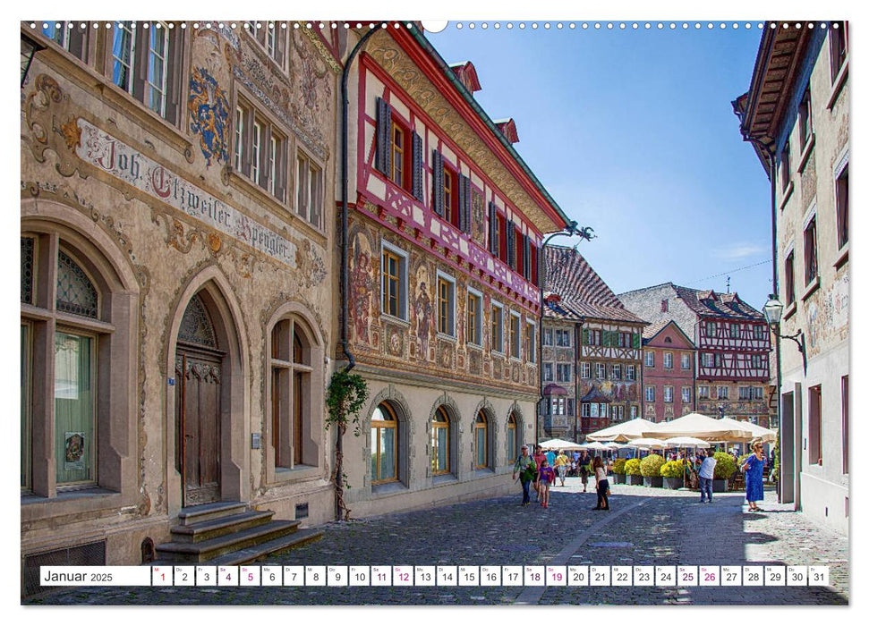 Stein am Rhein - Altstadt mit Charme (CALVENDO Premium Wandkalender 2025)