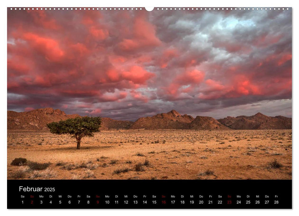 Das Licht Namibias (CALVENDO Premium Wandkalender 2025)