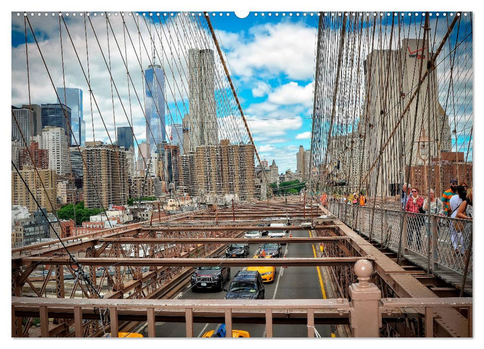 Brooklyn Bridge - Brücke in eine neue Welt (CALVENDO Wandkalender 2025)