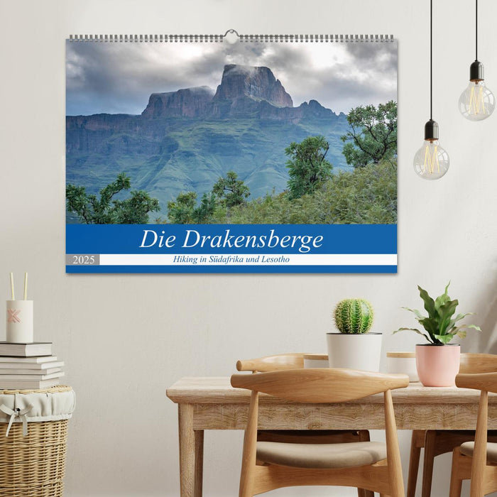 Die Drakensberge - Hiking in Südafrika und Lesotho (CALVENDO Wandkalender 2025)