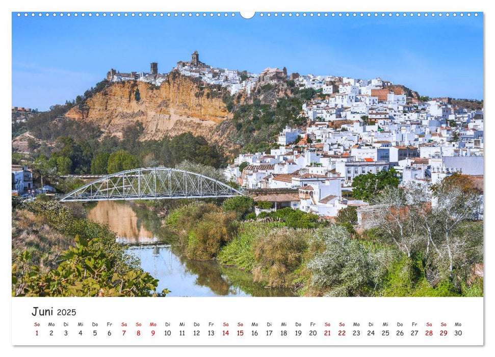 Andalusien - Weiße Dörfer und wilde Natur (CALVENDO Premium Wandkalender 2025)