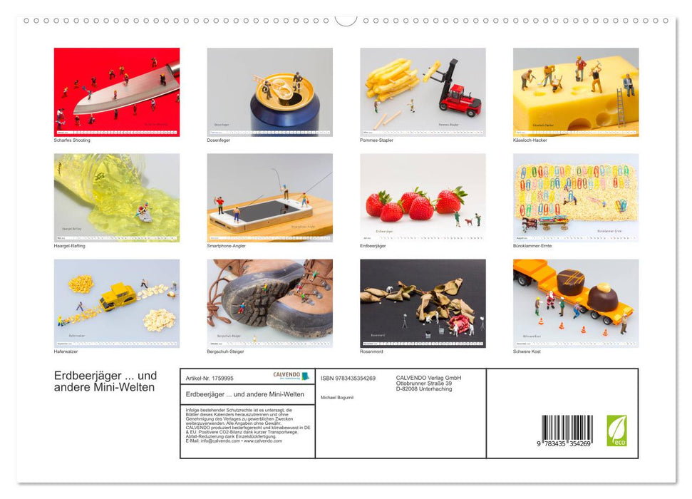 Erdbeerjäger ... und andere Mini-Welten (CALVENDO Premium Wandkalender 2025)