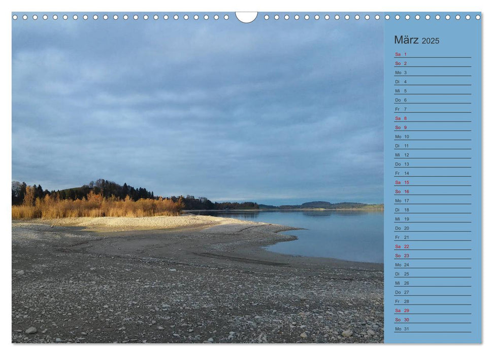 Rieden am Forggensee (CALVENDO Wandkalender 2025)