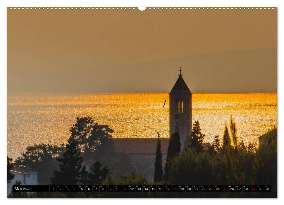 Sommer in Dalmatien - Sonne, Strand und mehr! (CALVENDO Wandkalender 2025)