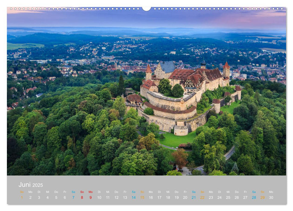 Coburger Land - Burgen und Schlösser (CALVENDO Wandkalender 2025)
