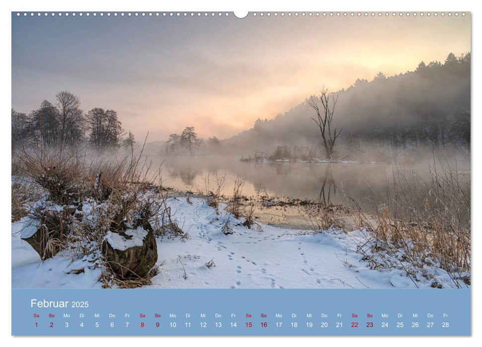 Das Jahr an der Naab zwischen Burglengenfeld und Kallmünz (CALVENDO Premium Wandkalender 2025)